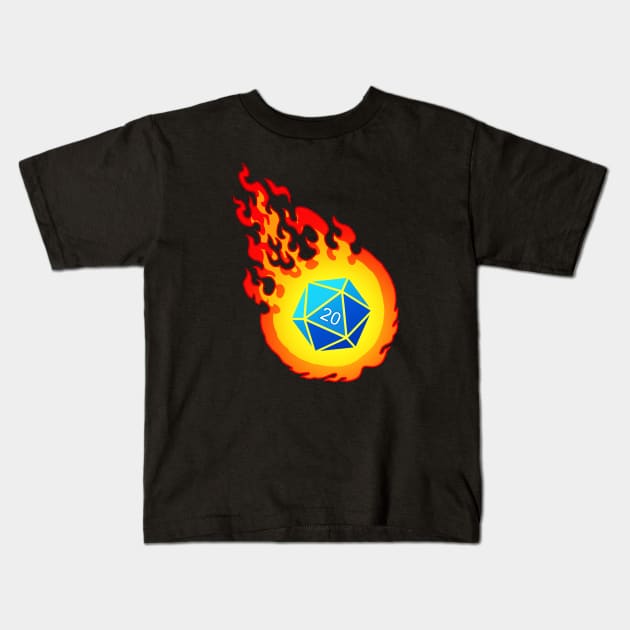 Critical Hit Kids T-Shirt by katymakesthings